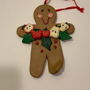 vintage gingerbread man ornament